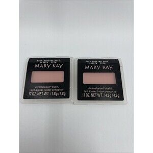 MARY KAY CHROMAFUSION BLUSH CHEEK COLOR Rosy Nude New Lot Of 2